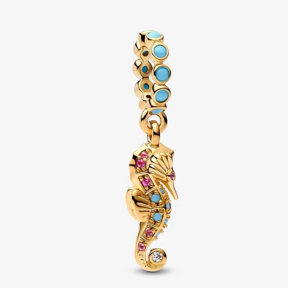 Authentic Pandora Seahorse Dangle Charm